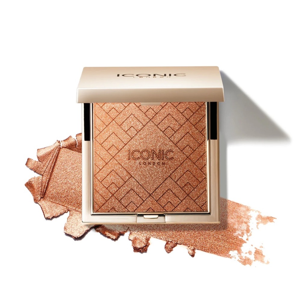NIB Iconic London Kissed By The Sun Multi-Use Cheek Glow Bronzer in DATE NIGHT